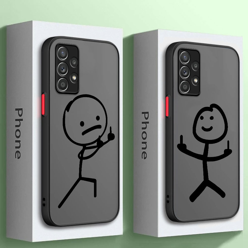 Phone Cases Burga - Mat samsung kılıfı A52 A53 A12