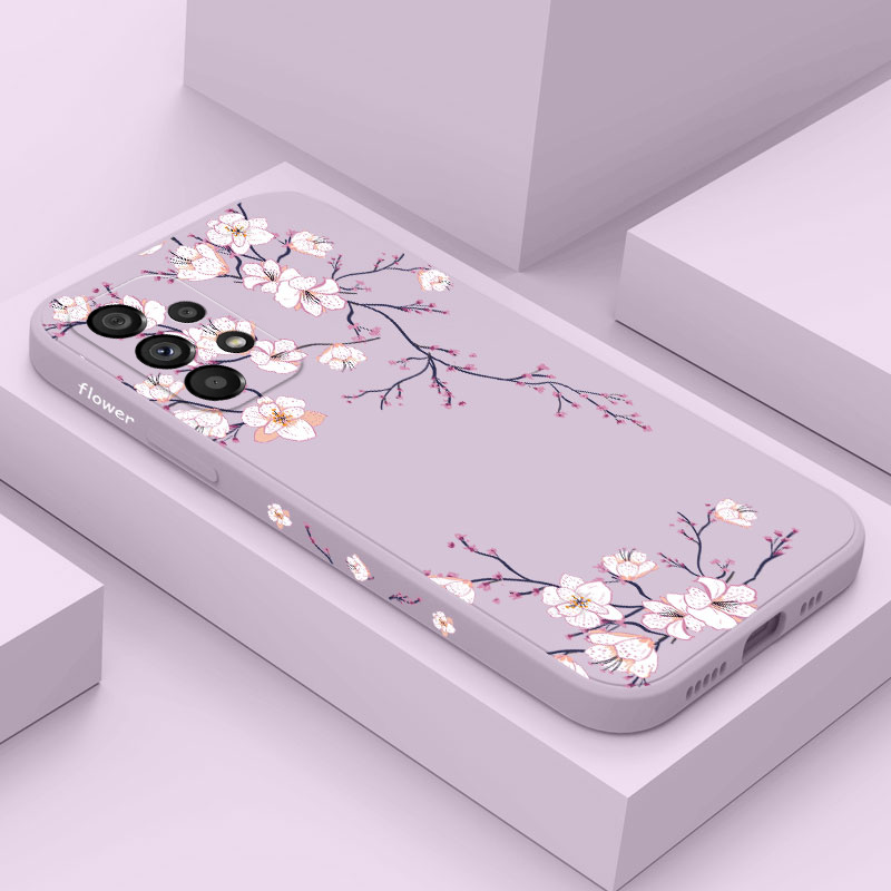 Phone Cases Burga - Erik Çiçeği Desenli Telefon Kılıfı Samsung