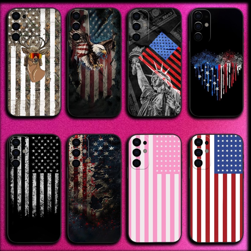 Phone Cases Usa - Amerika ABD Bayrağı Telefon Kılıfı Samsung
