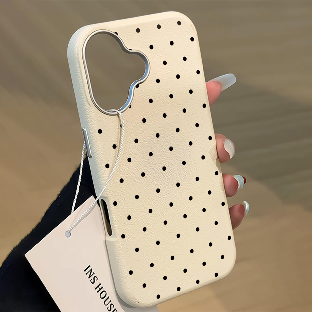 Phone Cases Cute Iphone 13 - Kore INS Sevimli Puantiyeli Telefon Kılıfı