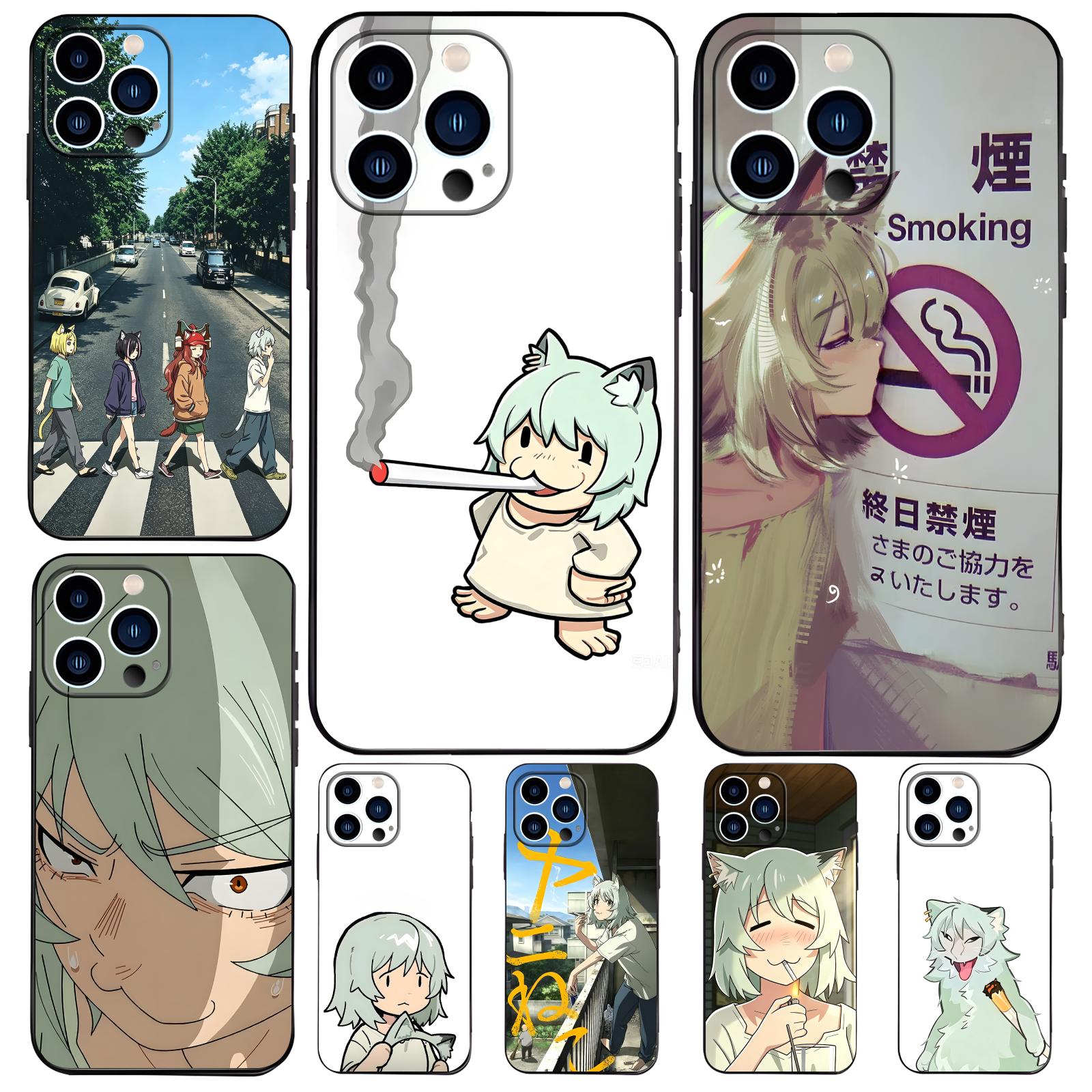 Phone Cases Iphone 16 - Chainsmoker Cat Telefon Kılıfı iPhone17 16