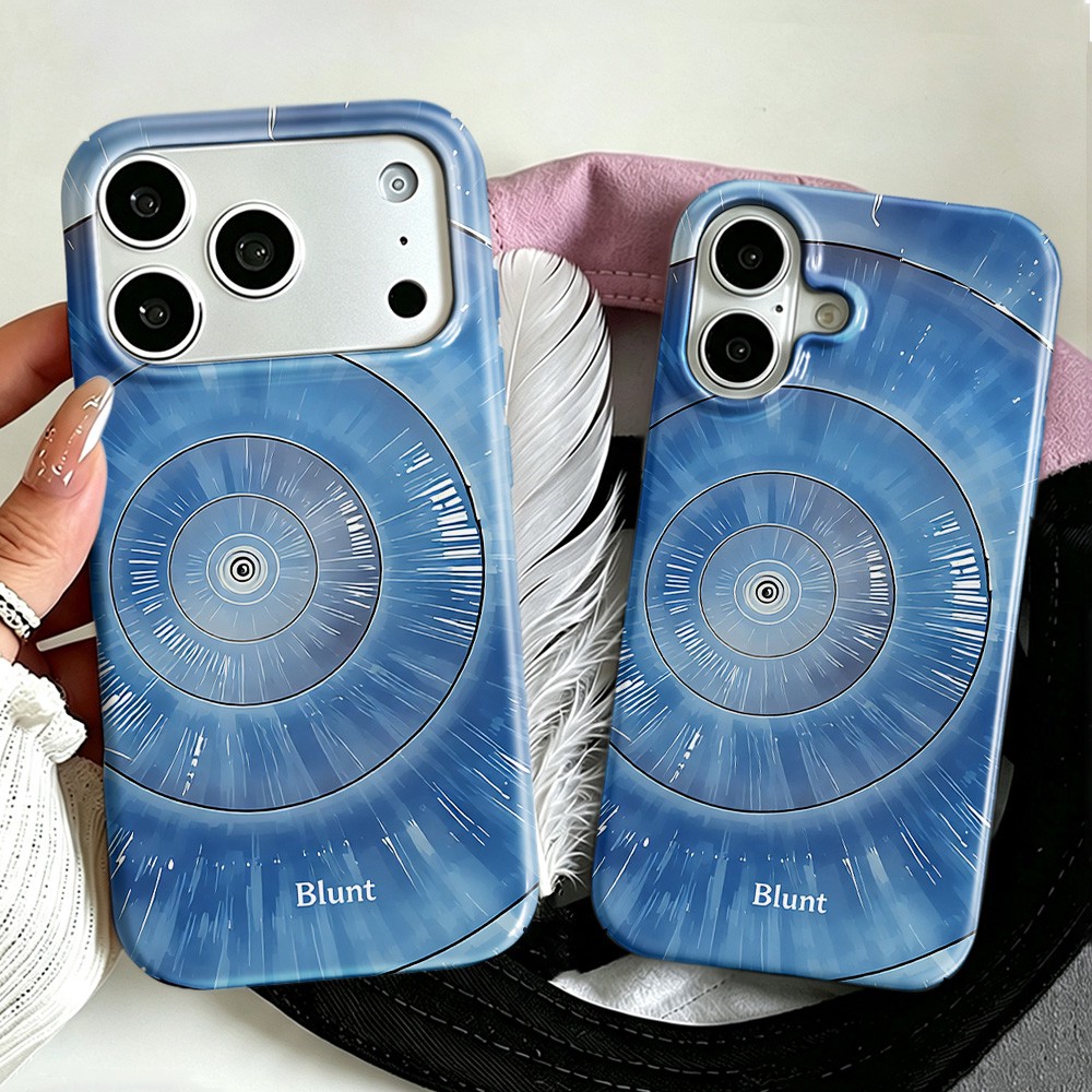 Phone Cases Target - Blue Target Blunt Telefon Kılıfı iPhone