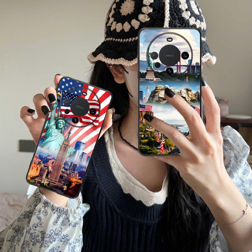 Phone Cases Usa - ABD Amerika Bayrağı Mat TPU Cep