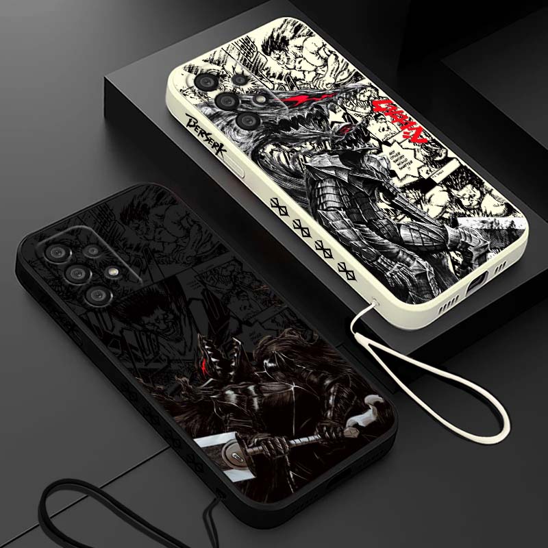 Phone Cases Galaxy A17 - Sıcak Anime Berserk Zodd Guts Desenli