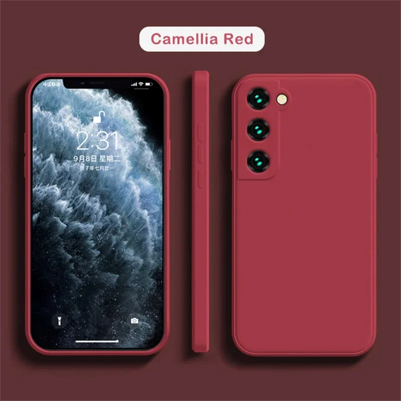 Phone Cases Burga - Yumuşak Sıvı silikon kapaklı kılıf Samsung