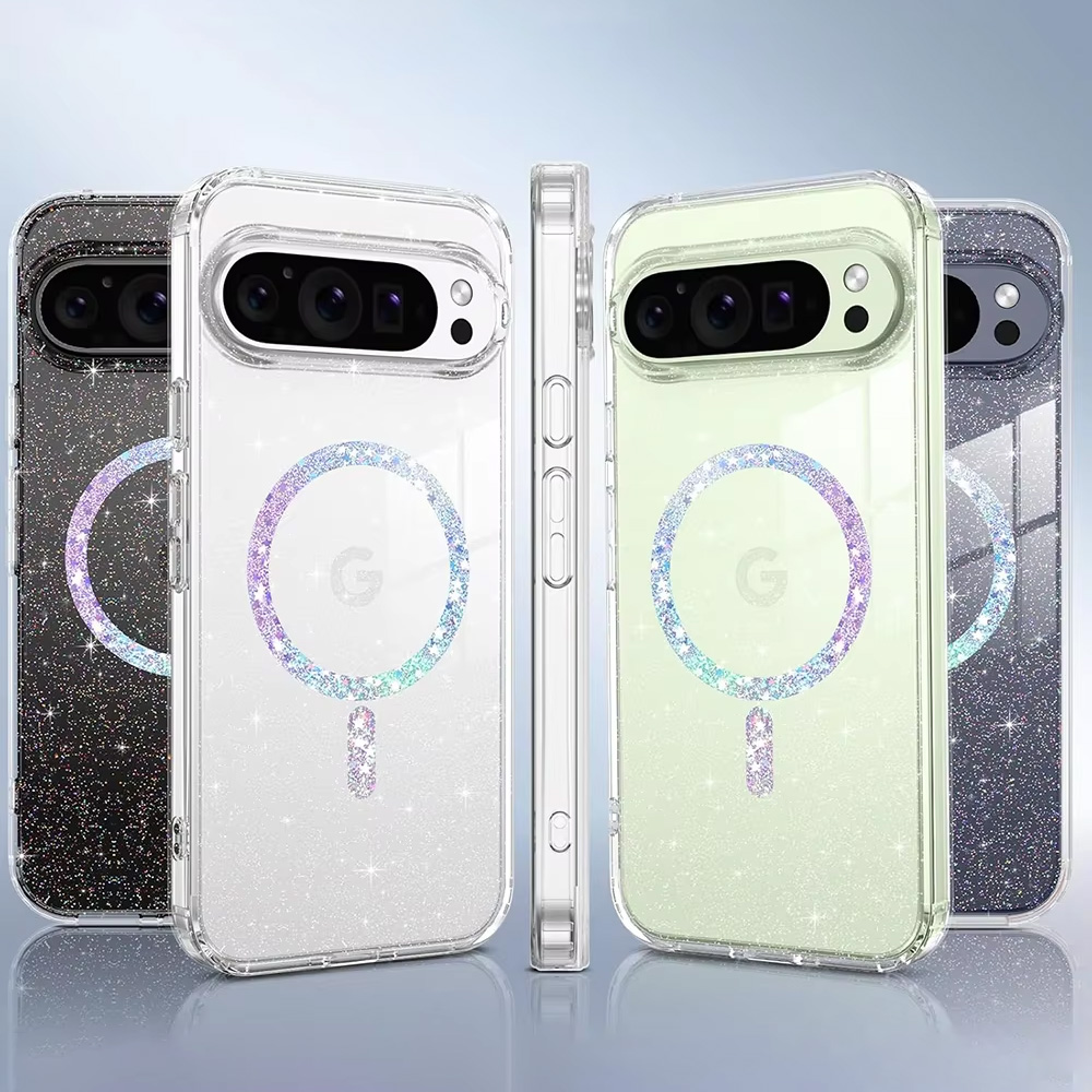 Transparent Thin Case - Şeffaf Yıldız Manyetik Telefon Koruma Kılıfı