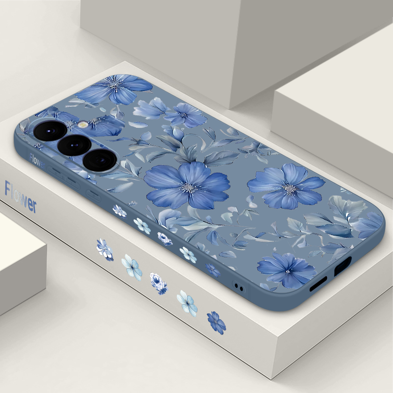 Phone Cases Galaxy A17 - Çiçek Bitki Desenli Telefon Kılıfı Samsung