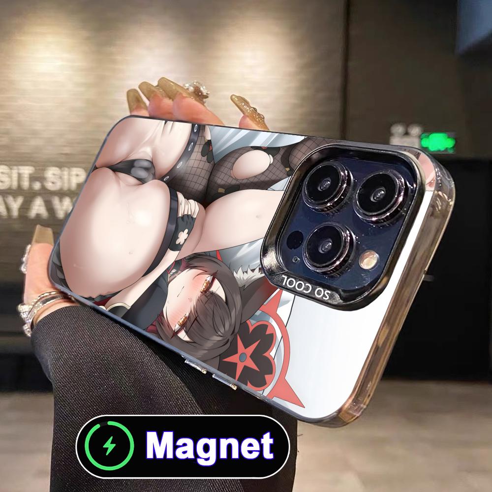 Phone Cases With Magnet - Anime Hentai Waifus Telefon Kılıfı iPhone
