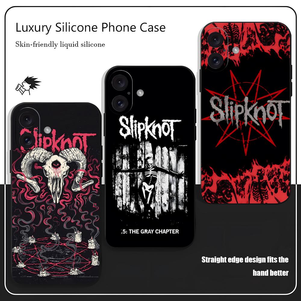 Phone Cases Iphone 16 - S-Slipknot Popüler Bant Telefon Kılıfı iPhone