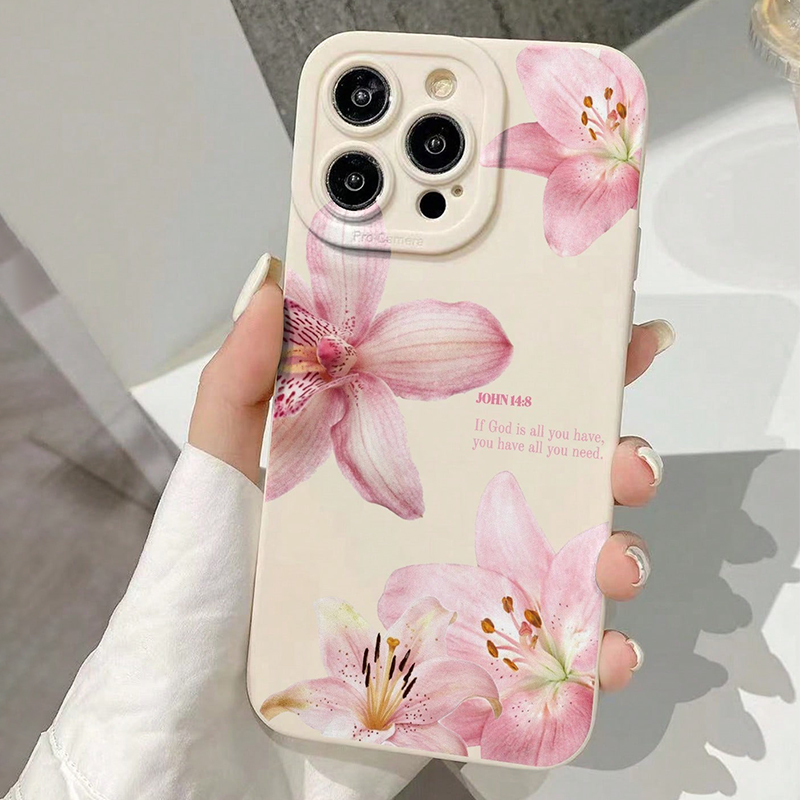 Mavi Çiçek Desenli Silikon INS - Phone Cases Unique incelemesi ve fiyatı