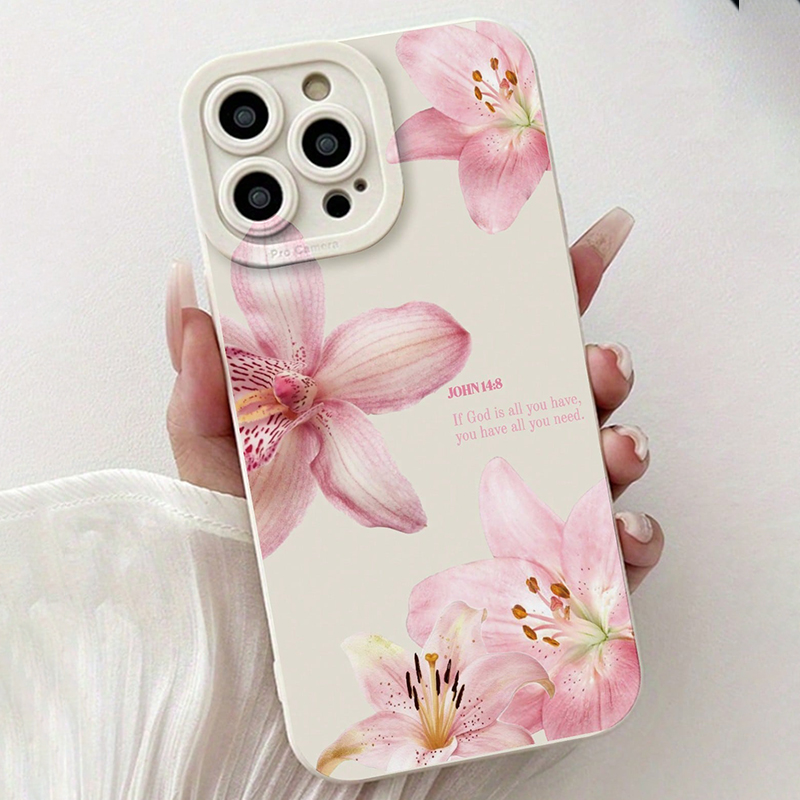 Mavi Çiçek Desenli Silikon INS - Phone Cases Unique incelemesi ve fiyatı