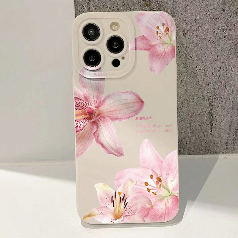Mavi Çiçek Desenli Silikon INS - Phone Cases Unique incelemesi ve fiyatı