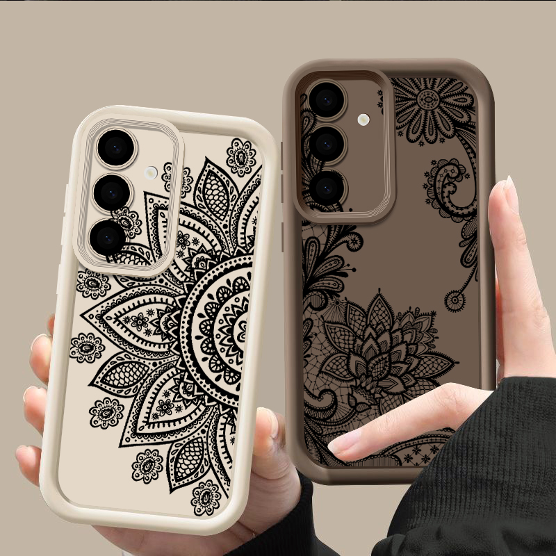Retro Çiçek Totem Desenli Kılı - Phone Cases Galaxy A17 incelemesi ve fiyatı