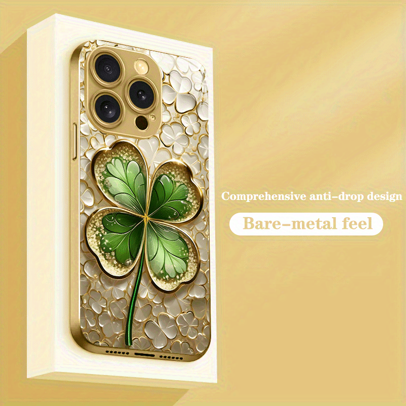Altın ve yeşil kontrastlı dört - Phone Cases Green incelemesi ve fiyatı