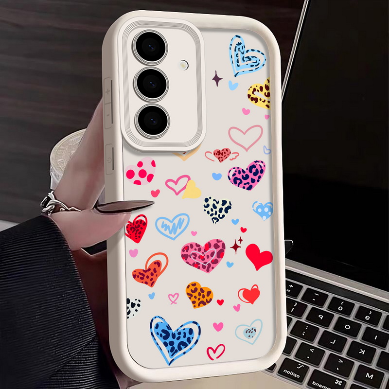 Renkli Kalp Desenli Telefon Kı - Phone Cases Galaxy A17 incelemesi ve fiyatı