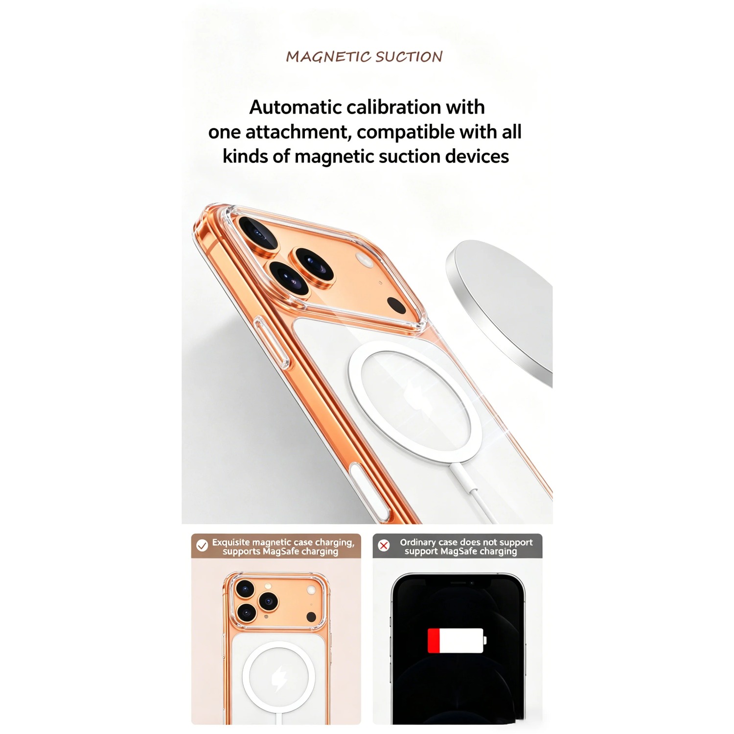 iPhone 17 Pro Max için Manyeti - Transparent Thin Case incelemesi ve fiyatı
