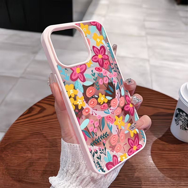 Renkli Çiçek Desenli Manyetik  - Phone Cases With Magnet incelemesi ve fiyatı
