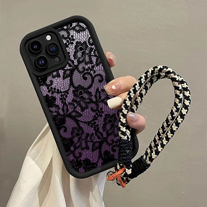 Siyah Mor Dantel Askılı Telefo - Phone Cases With Loop incelemesi ve fiyatı