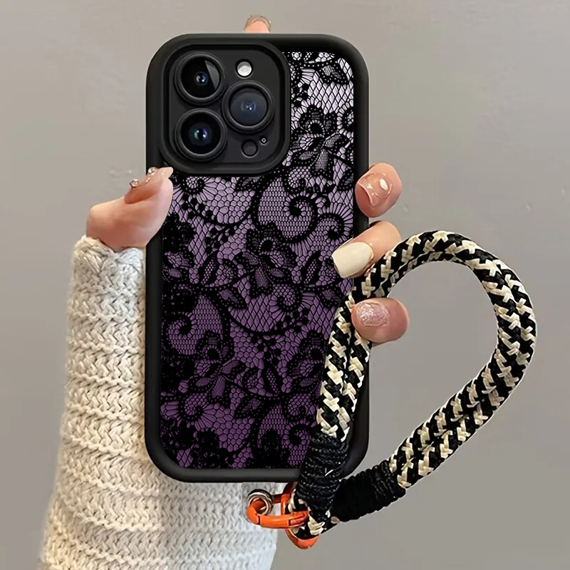 Siyah Mor Dantel Askılı Telefo - Phone Cases With Loop incelemesi ve fiyatı