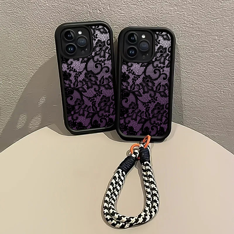 Siyah Mor Dantel Askılı Telefo - Phone Cases With Loop incelemesi ve fiyatı