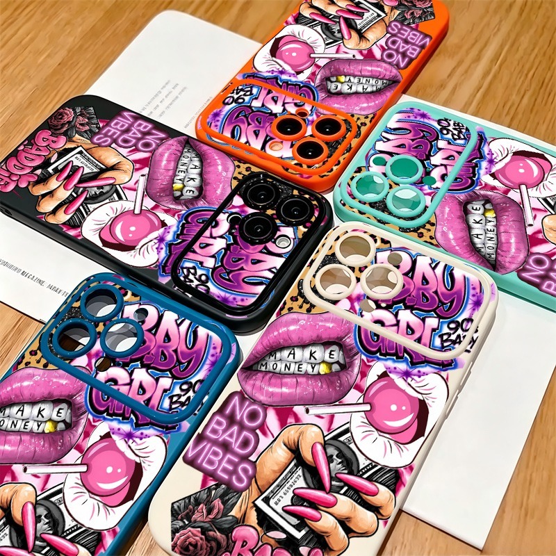 Hip Hop Pembe Dudaklı Bebek Kı - Phone Cases Iphone 16 incelemesi ve fiyatı