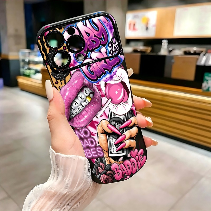 Hip Hop Pembe Dudaklı Bebek Kı - Phone Cases Iphone 16 incelemesi ve fiyatı