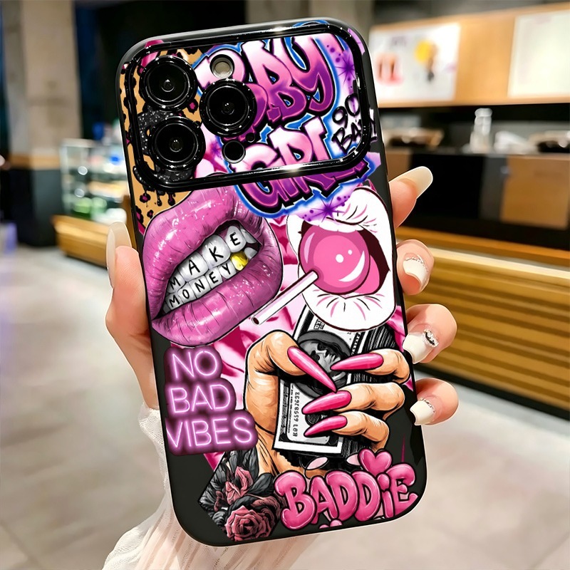 Hip Hop Pembe Dudaklı Bebek Kı - Phone Cases Iphone 16 incelemesi ve fiyatı