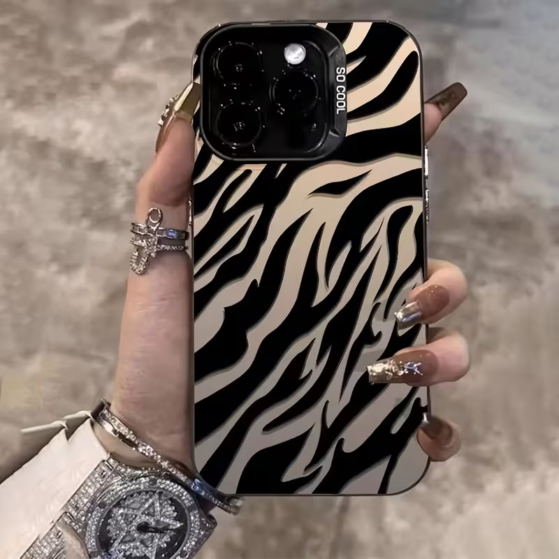 Zebra Desenli Siyah Gelişmiş I - Phone Cases Unique incelemesi ve fiyatı
