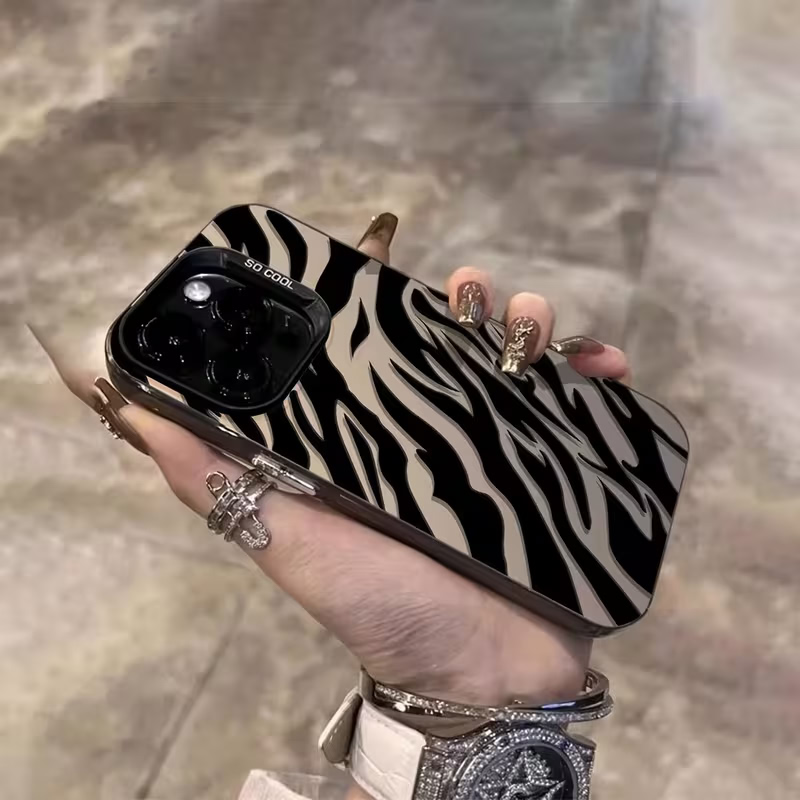 Zebra Desenli Siyah Gelişmiş I - Phone Cases Unique incelemesi ve fiyatı