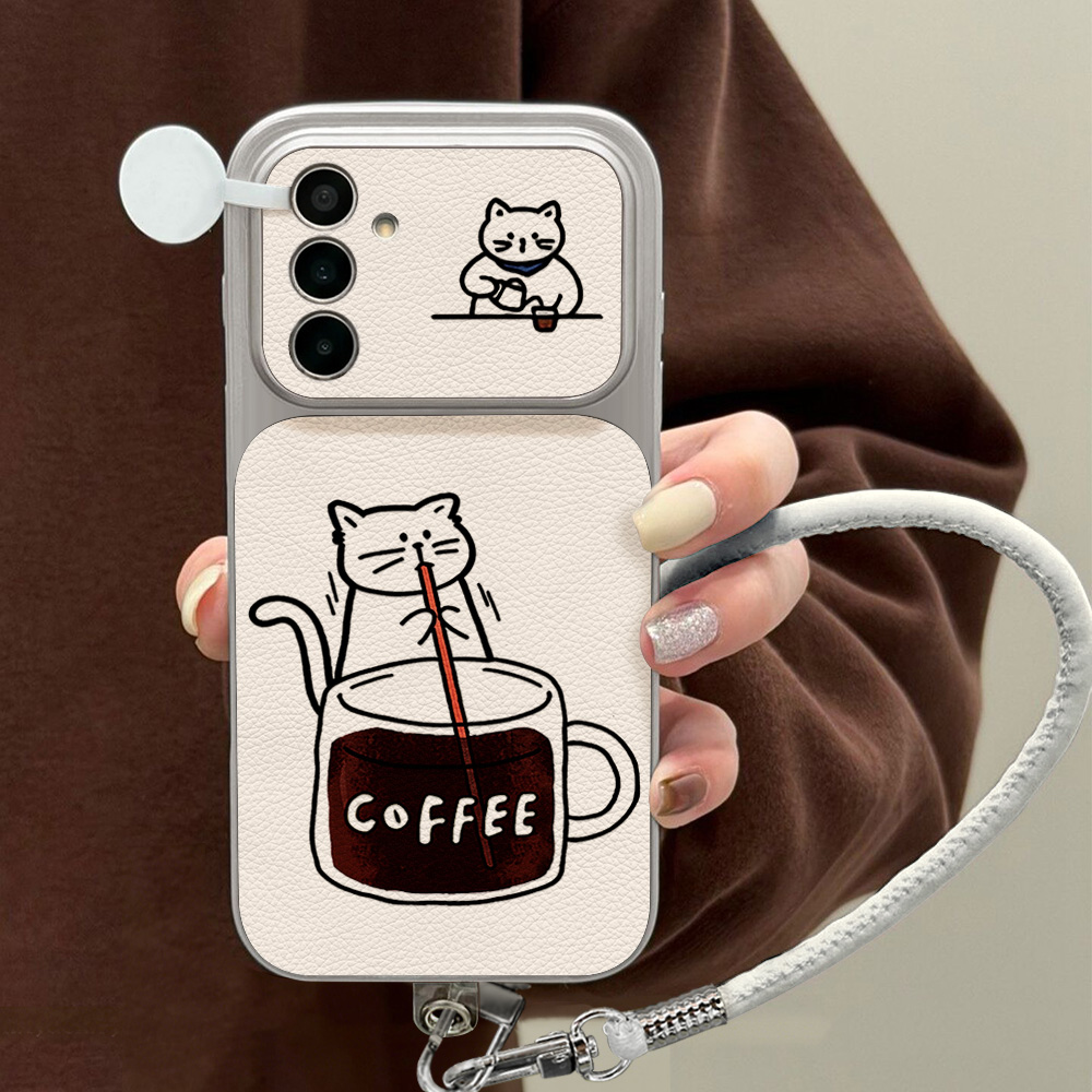 Kahve Sevimli Kedi Telefon Kıl - Phone Cases Samsung A14 incelemesi ve fiyatı