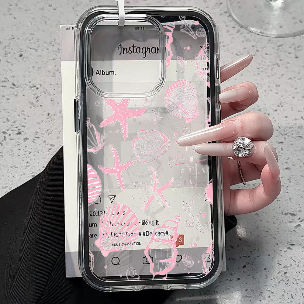 Yaz Pembesi Deniz Kabuğu Şeffa - Phone Cases Unique incelemesi ve fiyatı