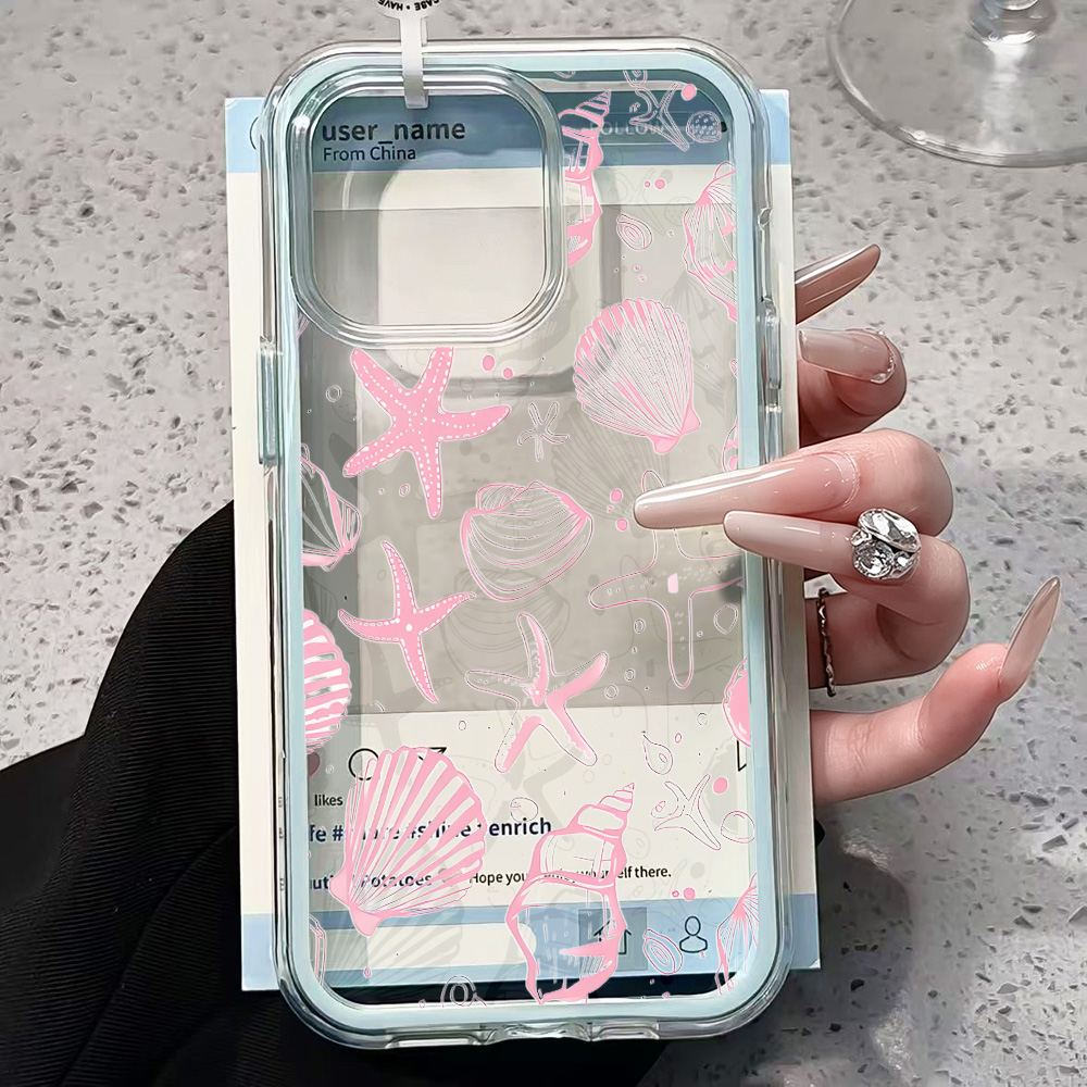 Yaz Pembesi Deniz Kabuğu Şeffa - Phone Cases Unique incelemesi ve fiyatı