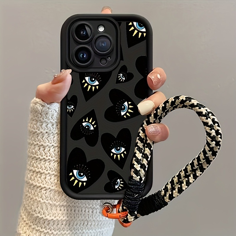 Siyah Aşk Kalpli Göz Askılı Te - Phone Cases With Loop incelemesi ve fiyatı