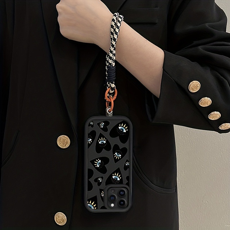 Siyah Aşk Kalpli Göz Askılı Te - Phone Cases With Loop incelemesi ve fiyatı