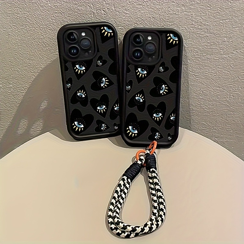 Siyah Aşk Kalpli Göz Askılı Te - Phone Cases With Loop incelemesi ve fiyatı