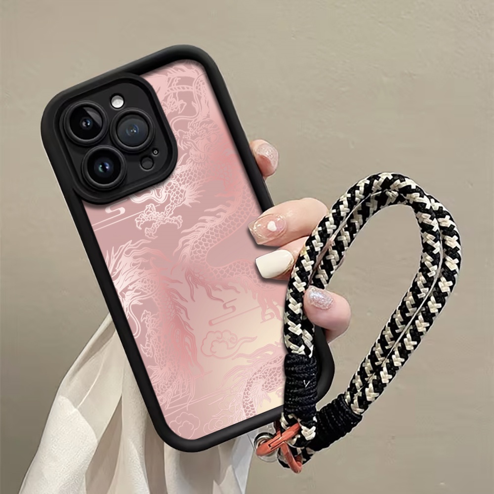 Soluk Beyaz Ejderha Desenli As - Phone Cases With Loop incelemesi ve fiyatı