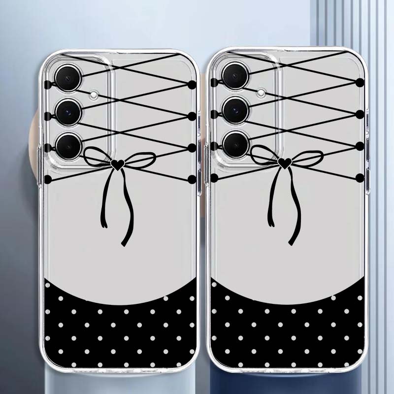 Siyah fiyonk desenli tasarım T - Phone Cases Samsung A14 incelemesi ve fiyatı