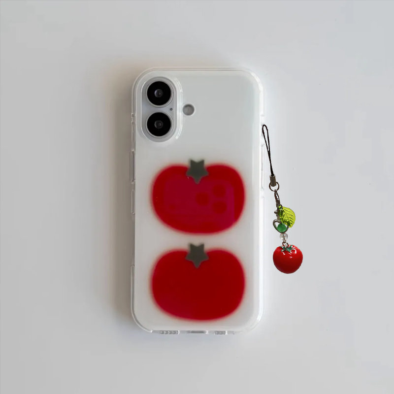 Kore Tarzı İki Ted Domates Kar - Phone Cases Cute Iphone 13 incelemesi ve fiyatı