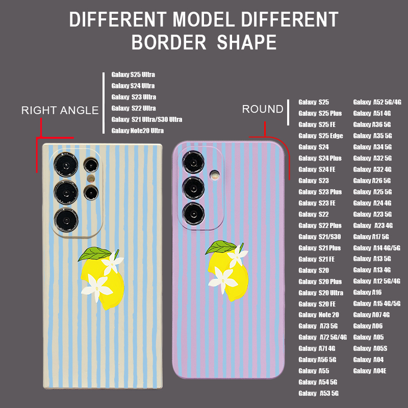 Çizgili Limon Baskılı TPU Tele - Phone Cases Galaxy A17 incelemesi ve fiyatı