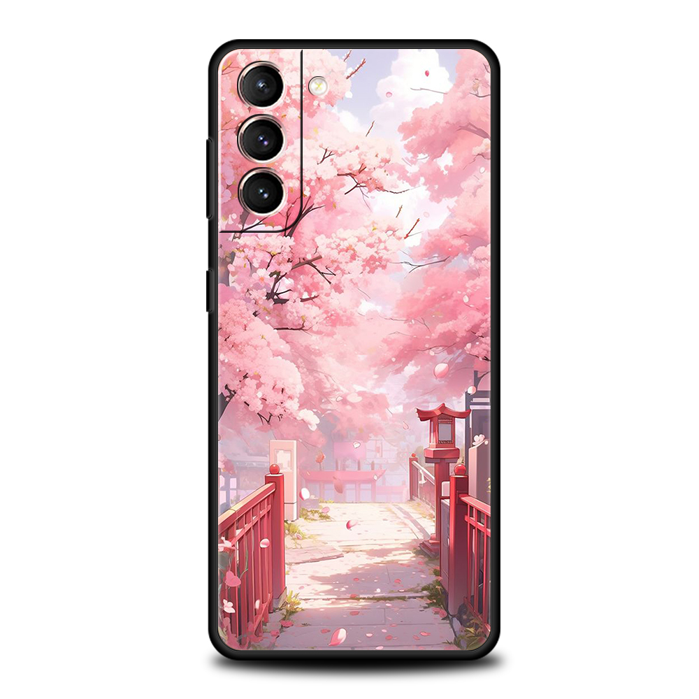 Pembe bahar kiraz çiçekleri te - Phone Cases Burga incelemesi ve fiyatı