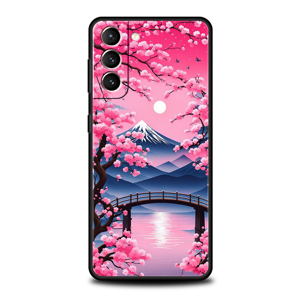 Pembe bahar kiraz çiçekleri te - Phone Cases Burga incelemesi ve fiyatı