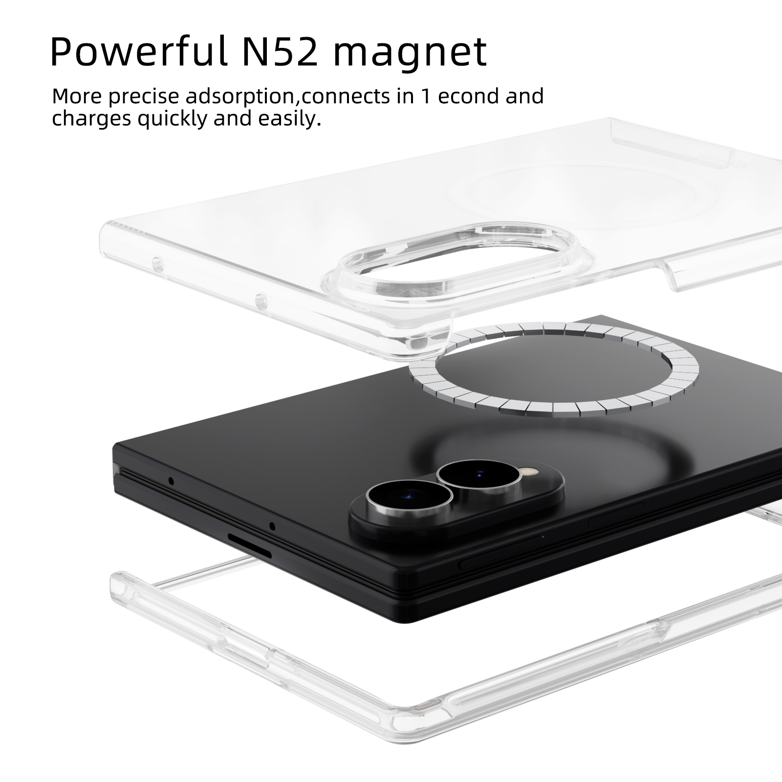 Samsung Galaxy Z Fold 8 Manyet - Transparent Thin Case incelemesi ve fiyatı