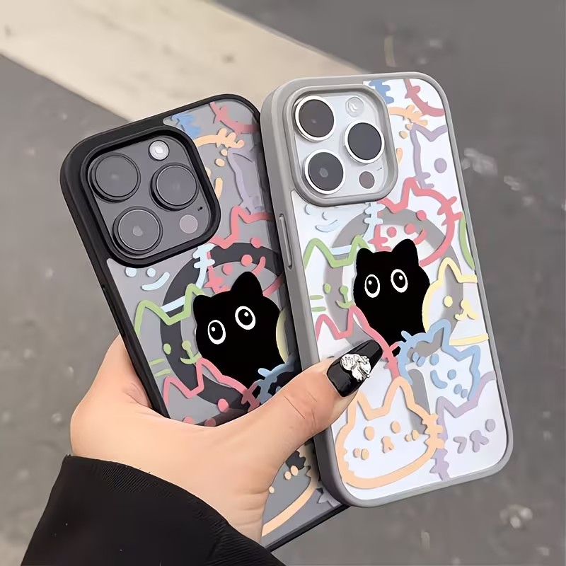 Çizgi Film Kedi Desenli Manyet - Phone Cases With Magnet incelemesi ve fiyatı