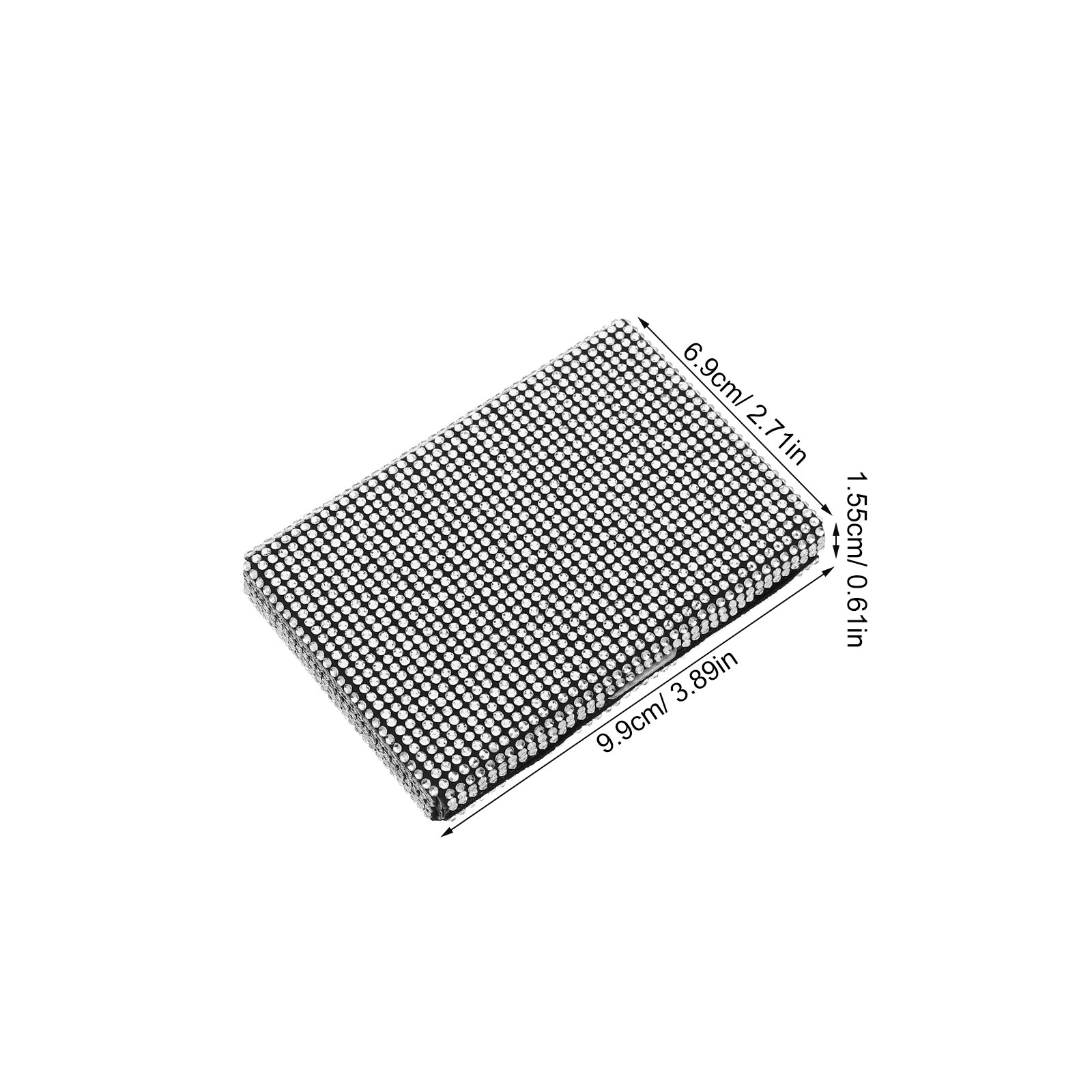 İnce Metal Kartvizitlik, Taşlı - Card Holder Slim Case incelemesi ve fiyatı