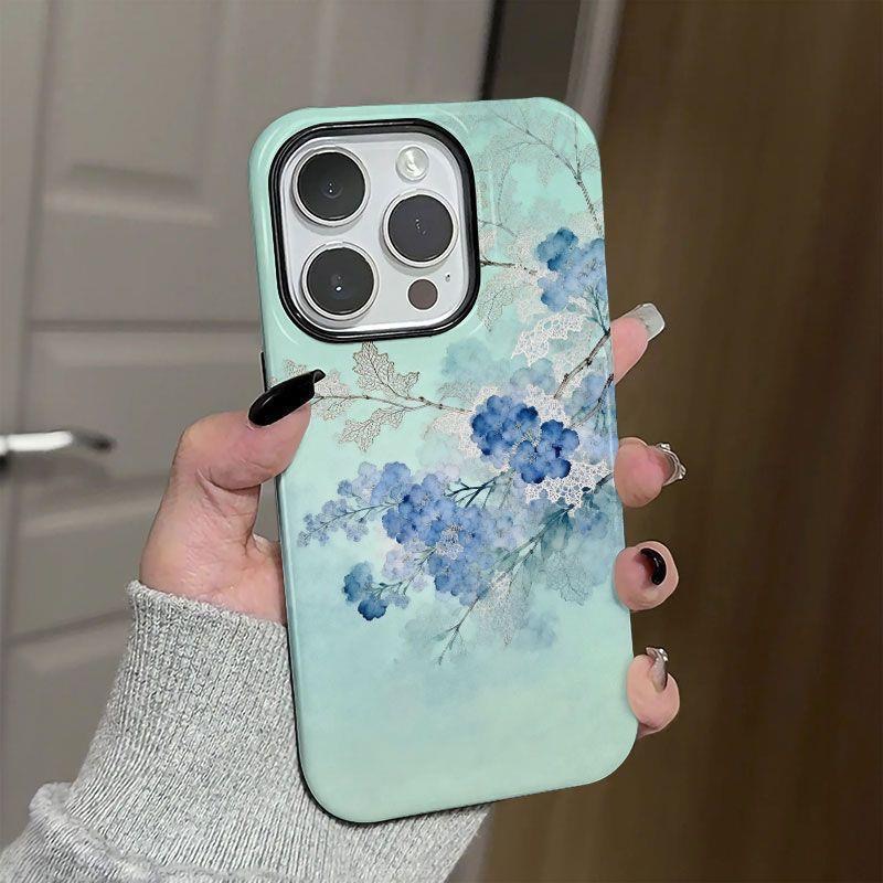 Nane Yeşili Suluboya Mavi Orta - Phone Cases Green incelemesi ve fiyatı